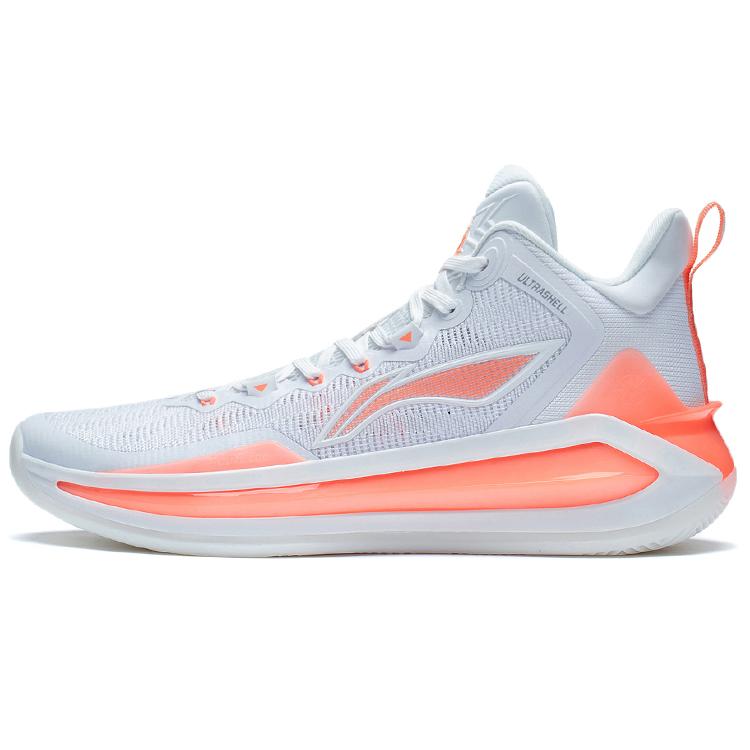 

new LiNing Liren 3 Original Blade Cushioning Anti Slip And Wear Resistant Mid Top Basketball Shoes Men s White 43.5