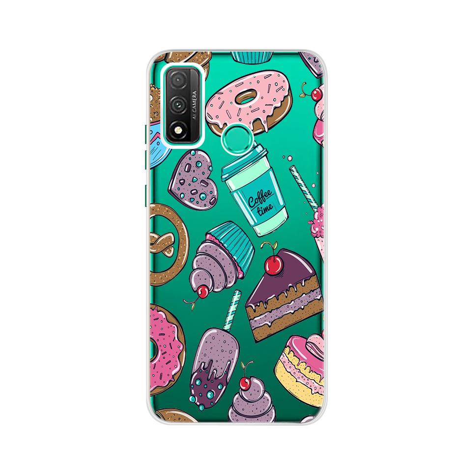 Phone Case For Huawei P smart 2020 Case TPU Silicon Soft Painted Coque Huawei Psmart 2020 POT-LX1A 6.21" Cover Bumper Cases capa