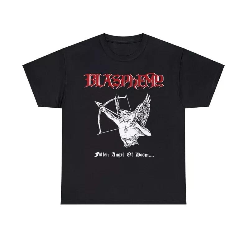 Blasphemy Fallen Angel Of Doom T Shirt Vintage Black Death Metal Revenge Beherit Unisex T-Shirt M