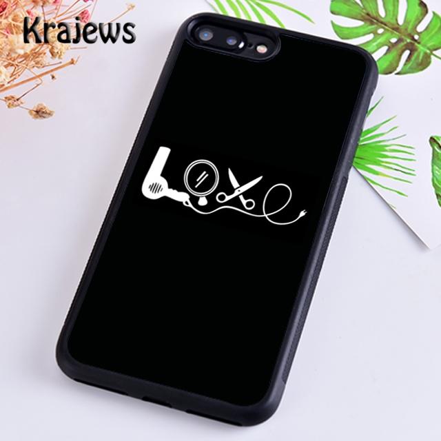 Krajews Hair Stylist Tools Phone Case Cover For iPhone 17 Air 16 15 14 plus 11 12 13 pro max coque Shell Fundas