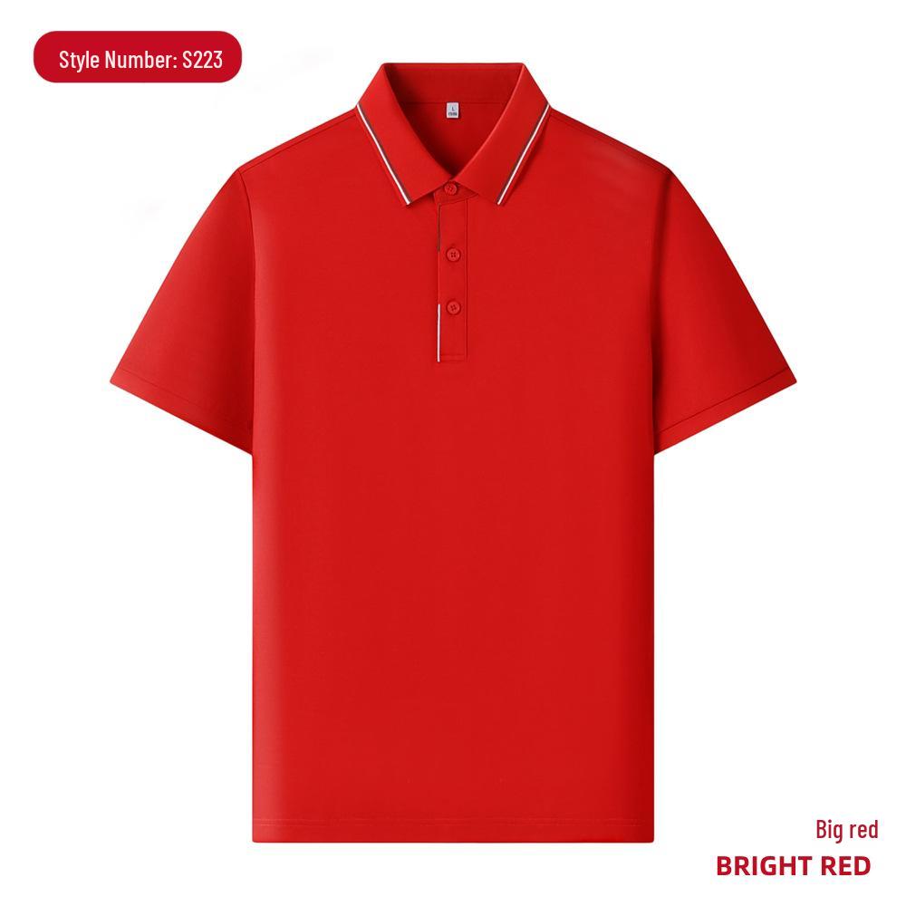 Custom Embroidered Summer Polo Shirt - Lightweight, Breathable Short Sleeve Workwear for Corporate Groups 3XL