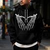 Men's Hooded Halloween Print Hoodie