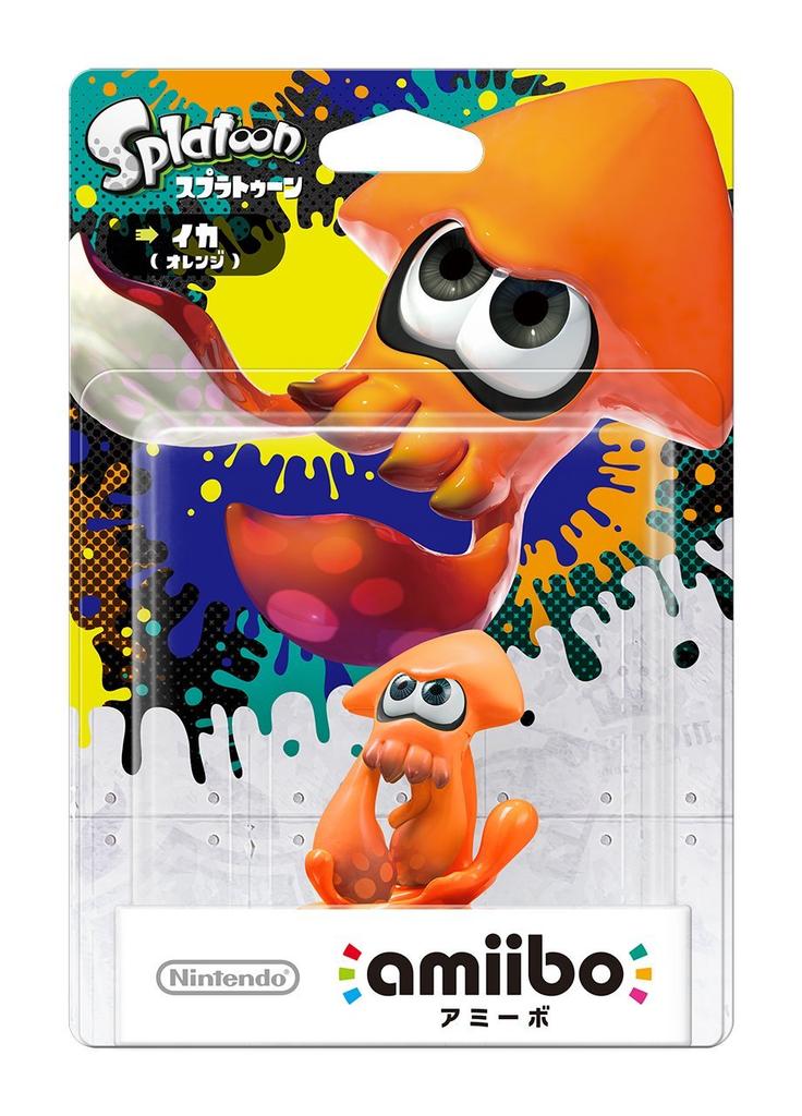 Amiibo Squid [Orange] (Splatoon Series)