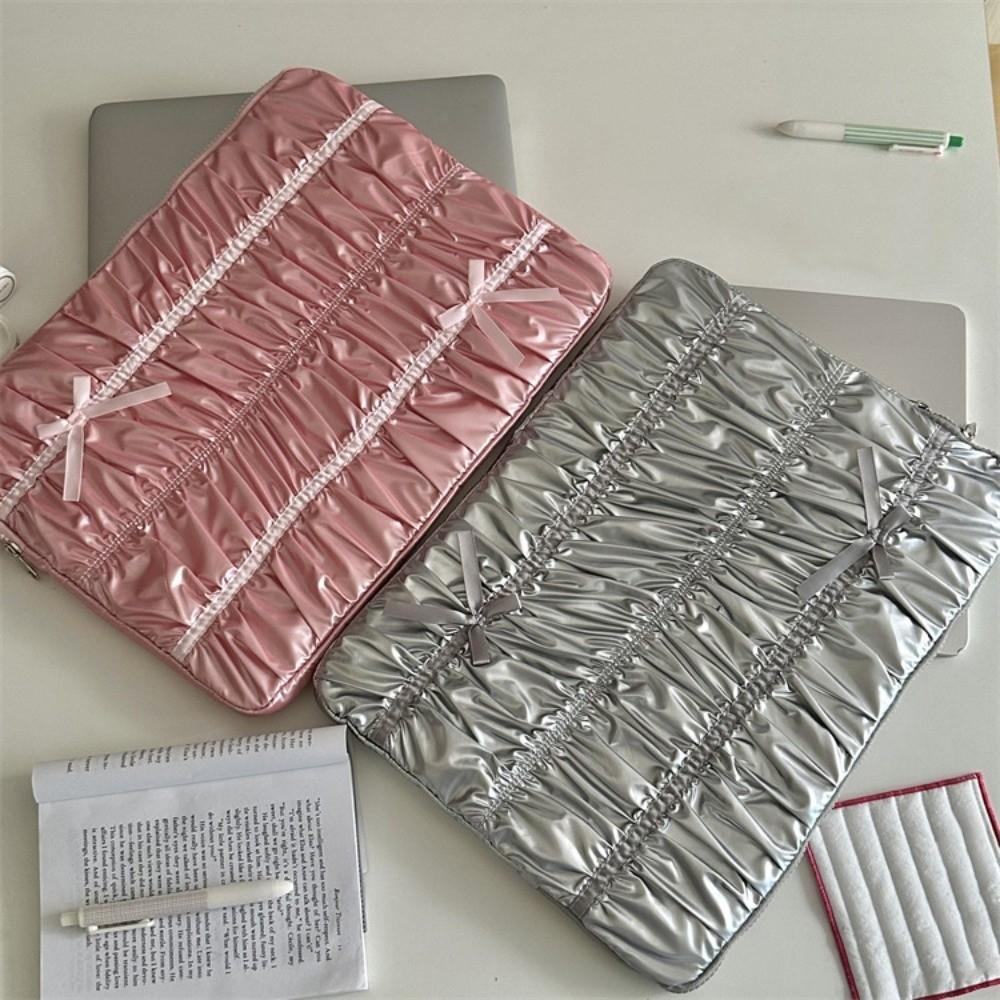 Waterproof Portable Laptop Bags Bow Notebook Sleeve Simple Laptop Case Women's Bag