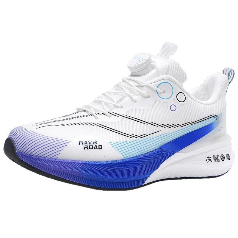Red Rabbit 8pro Running Shoes for Autumn Primary and Secondary School Students Shock Absorbed Rotating Button Racing Running Shoes for Women