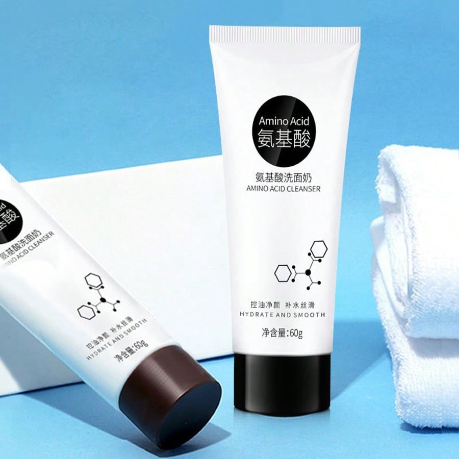 1PC Amino Acid Facial Cleanser Can Deeply Clean Dirt, Mild And Non Irritating, Control Oil, Moisturi