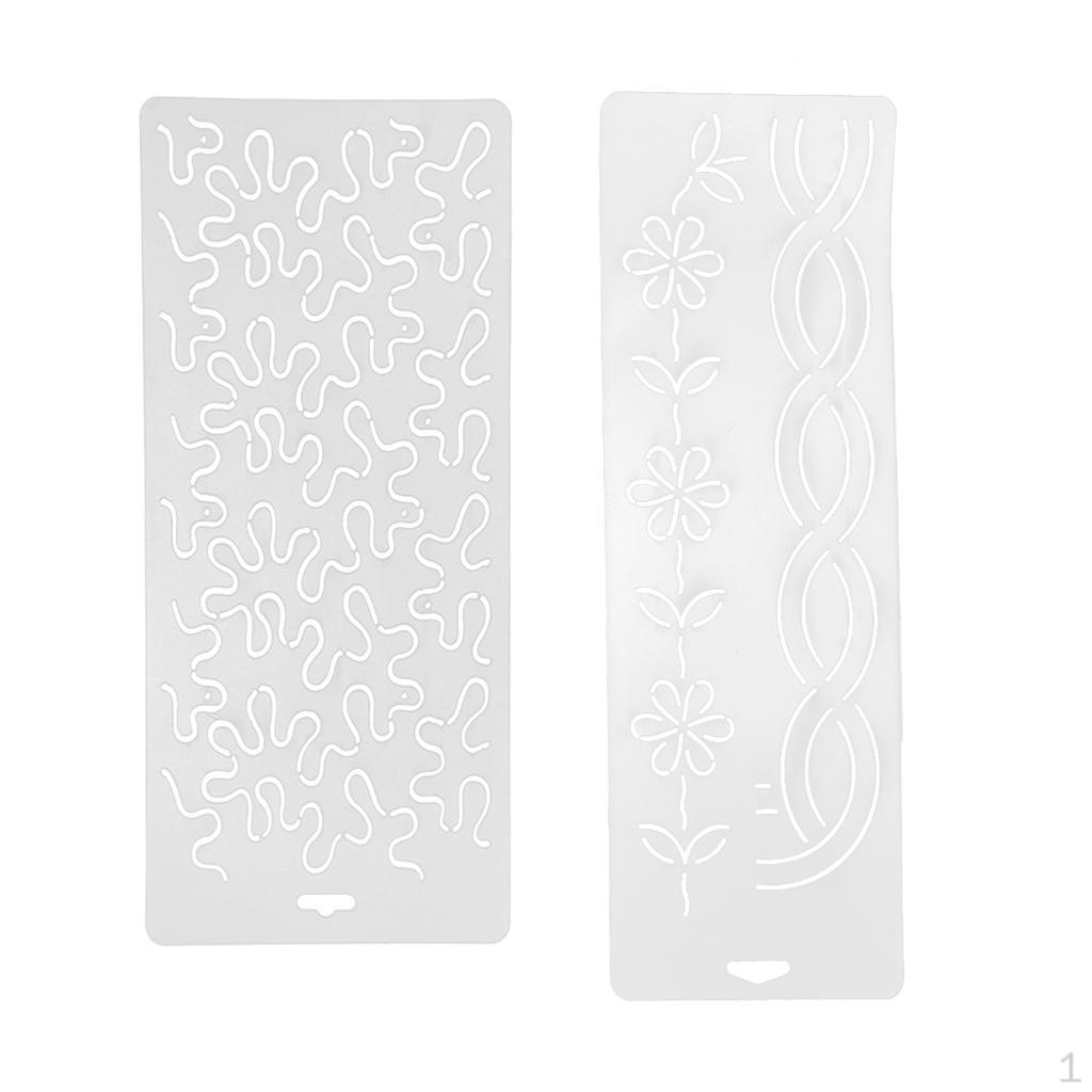 

2 шт. Сделай сам Квилтинг Пластиковый Квилтовый Трафарет Живопись Ремесло