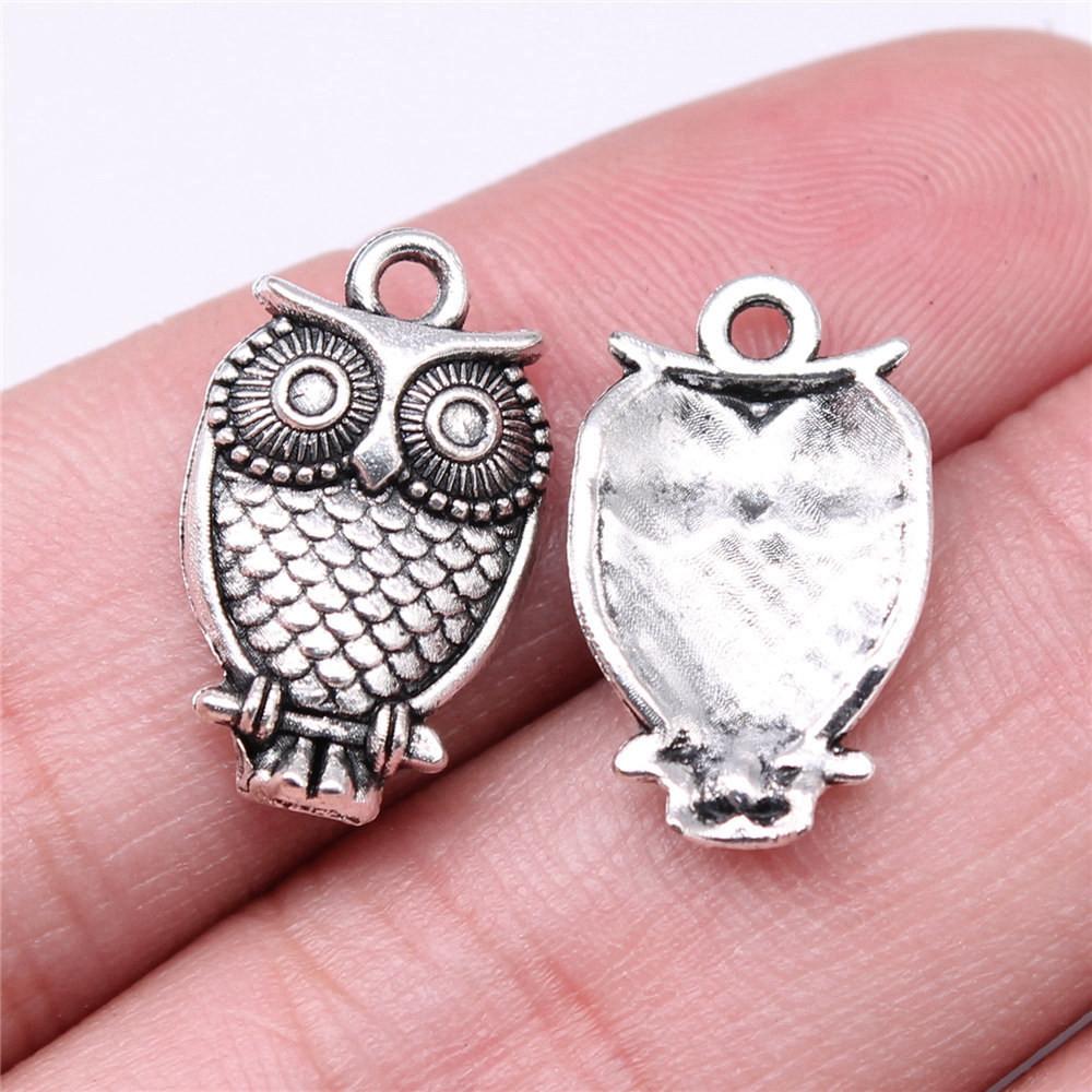 Owl Charms Pendant Female Jewellery Ethnic Materials