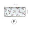 9.7 Inch Japanese Sushi Plate Ceramic Dinner Serving Plate Flower Fruit Dessert Tray Rectangle Dinner Dishes Microwave Safe Quality