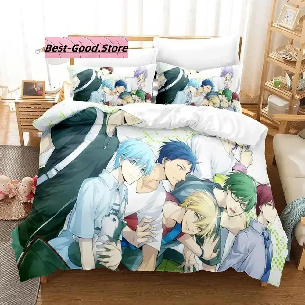 Comforter Kuroko'S Basketball Bedding Set Single Twin Full Queen King Size Bed Set Aldult Kid Bedroom S 3D Print Anime