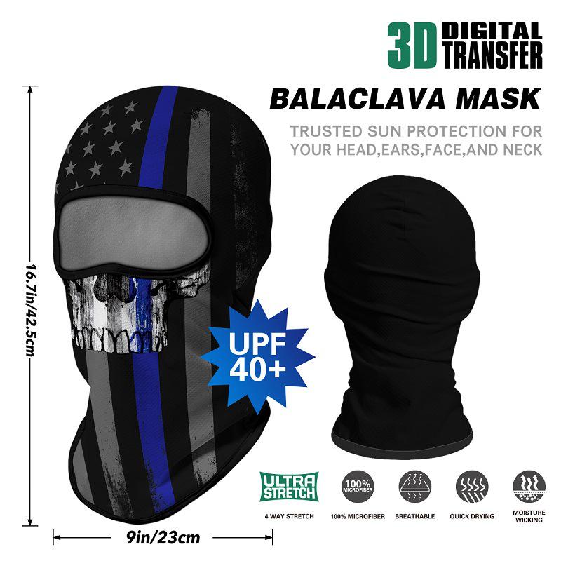 Harley Retro Motorcycle Sun Protection Mask & Summer Neck Gaiter Joker Headwear