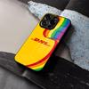 DHL Express Hülle Gehärtetes Glas Für IPhone 16 13 14 12 15 11 Pro Max Plus Mini X XR SE2020 Hülle