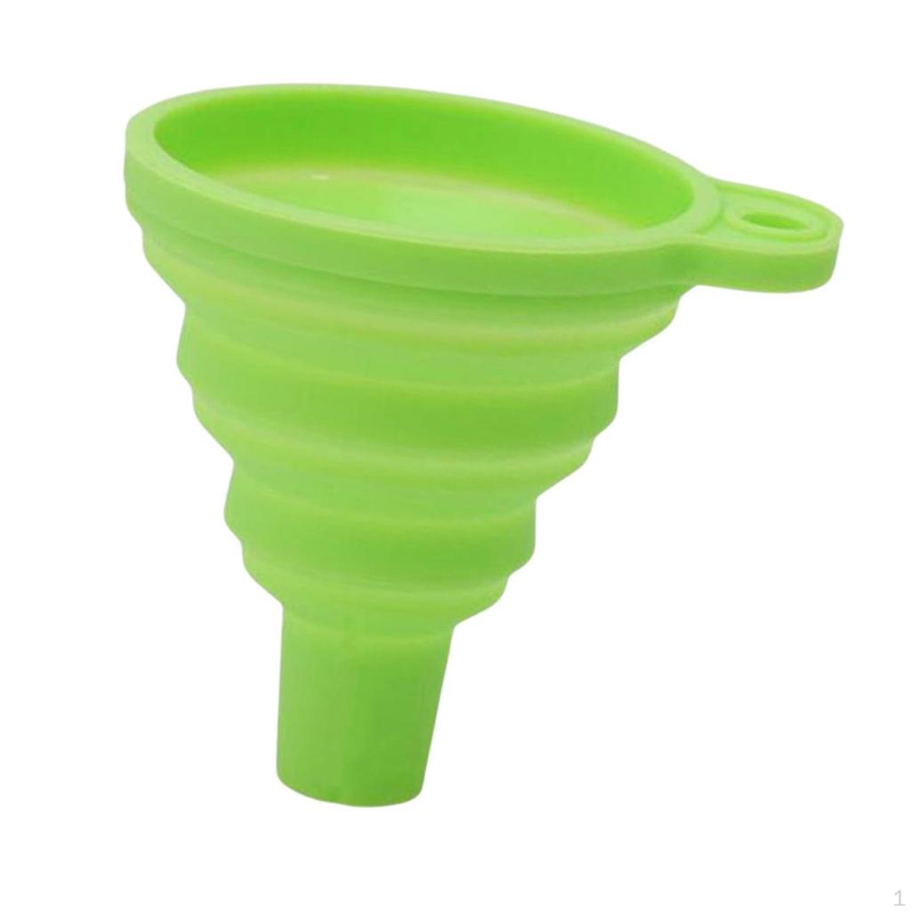 Collapsible Silicone Kitchen Funnel Kit
