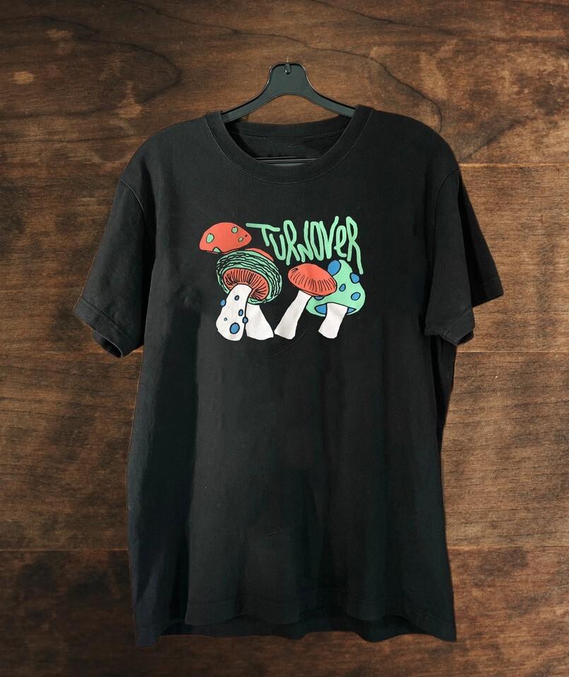 Turnover Band Gift For Fan Unisex S to 3XL Cotton Black T-Shirt L
