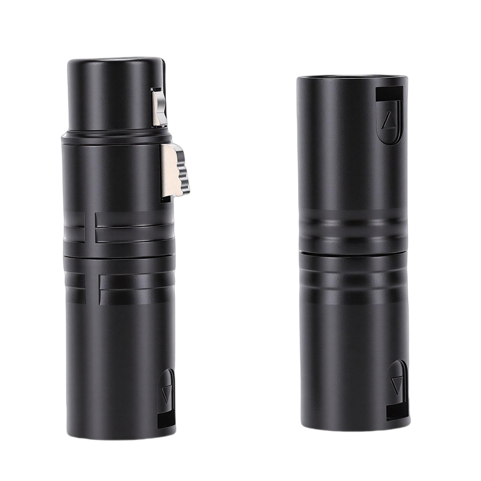 

1 Pair 3 Pin XLR Adapter 1 Male to Male 1 Male to Female Connector Balanced Sound Coupler for Microphone Amplifier Mixer