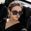 Live New Large Frame Glasses Fashion Xiaoxiangfeng Sunglasses Women's UV Protection Internet celebrity sunglasses