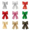Sequins Bow Christmas Pendants For Scene Setup And Holiday Props Decorations