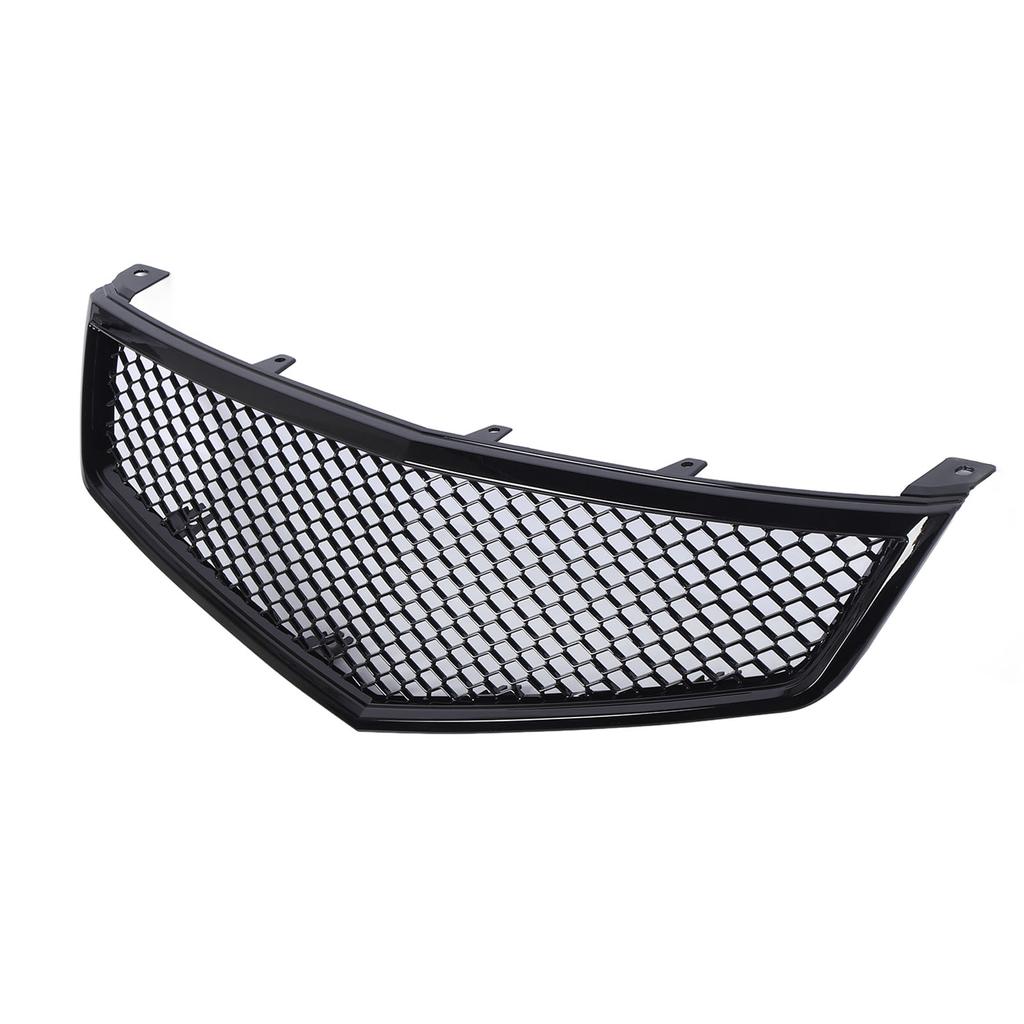Gloss Black Mesh Front Bumper Grille Grills Protective Sporty Look For TSX 2006 To 2008