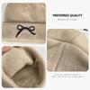 Autumn and Winter New Knitted Hat Children's Trend Versatile Cold Hat Outdoor Bow Wool Hat