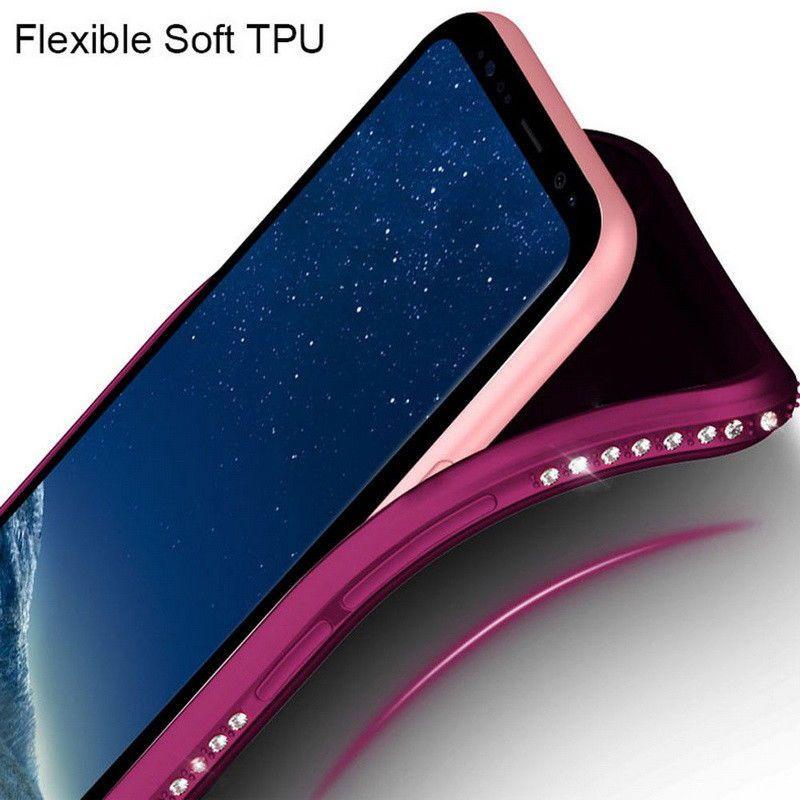 Bling Glitzer Kristall Weiche TPU Hülle Abdeckung Für Galaxy S9s8 Plus