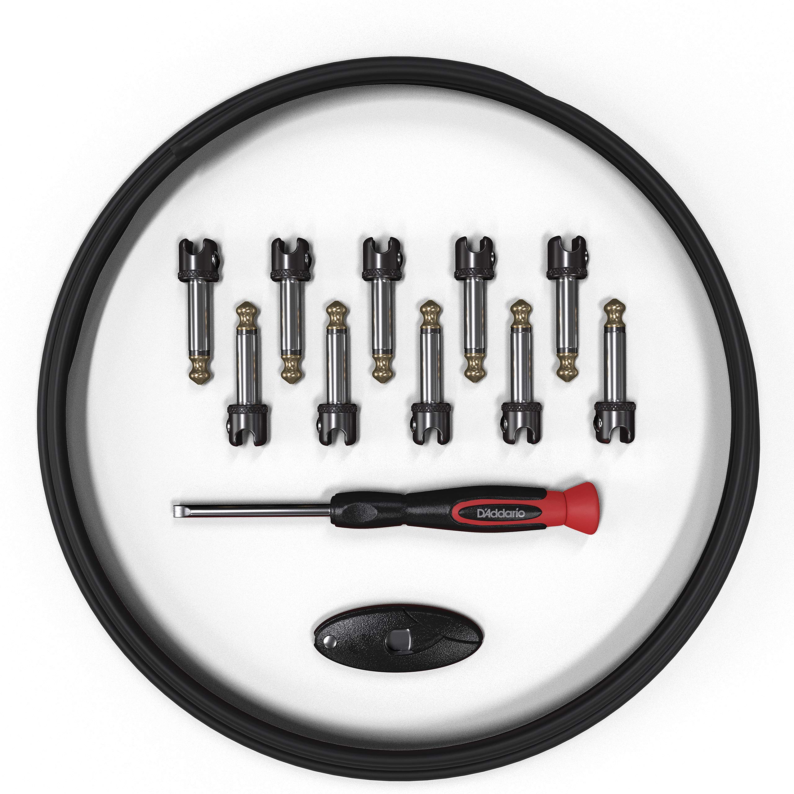

Solderless Cable Kit DIY Solderless Cable Kit mini plugs D Addario PW-MGPKIT-10 (10 included) []