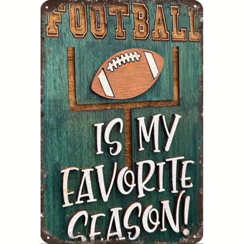 

Metal Sign For Rural Football Perfect Wall Decoration For Football Fans newAluminum 20x30cm（7.8x11.8inch）