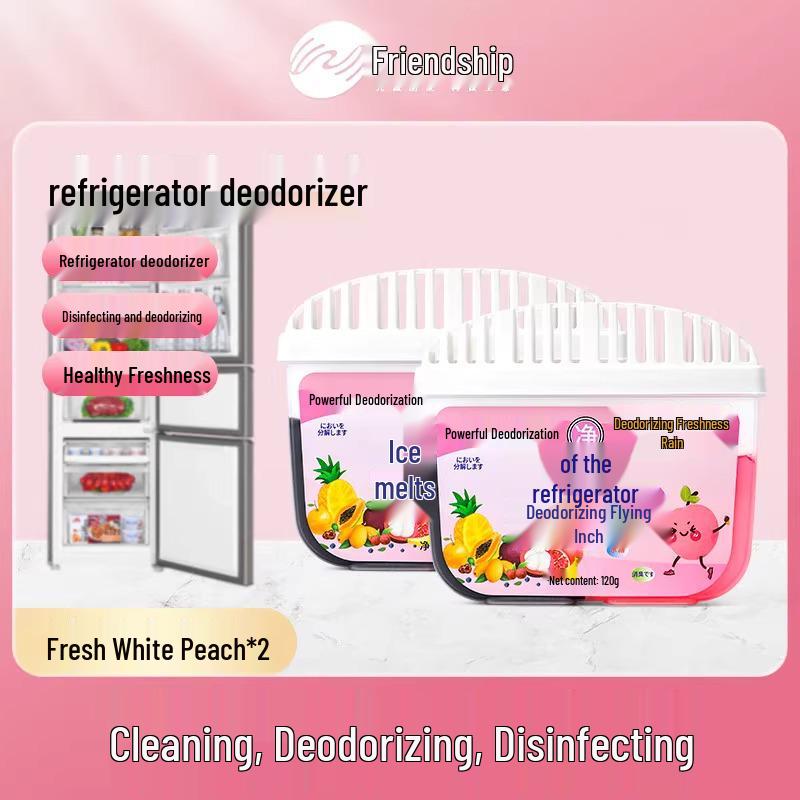 Activated Carbon Refrigerator Deodorizer Box: Removes Odors, Freshens, and Cleans.