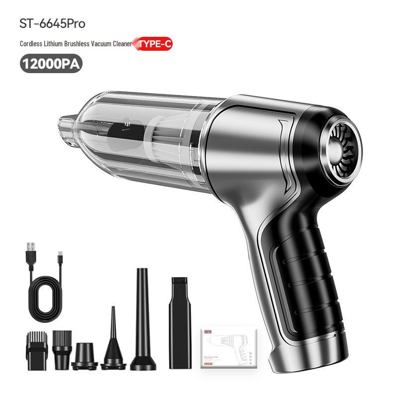 Portable 4-in-1 Handheld Brushless Car Vacuum & Blower