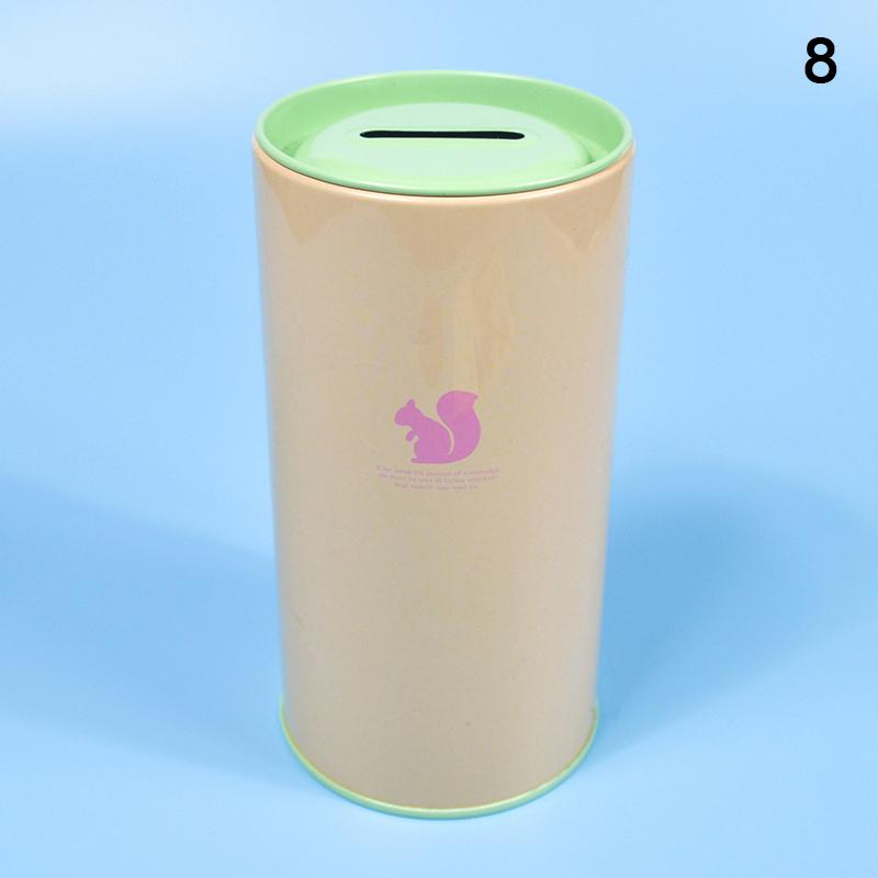 Hucha de Cerdo Color Caramelo Animal Hucha de Cerdo Metálica Latas Lindas para Misceláneas Latas de Almacenamiento Latas de Regalo Decoración para el Hogar Caja de Dinero