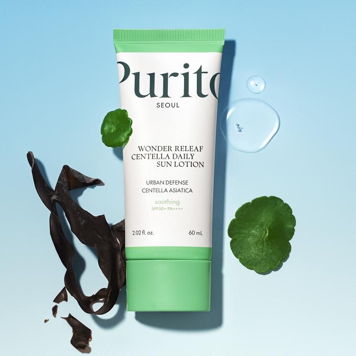 Purito Seoul Wonder Relief Centella Tägliche Sonnenlotion LSF50+ PA++++ (3 Optionen)