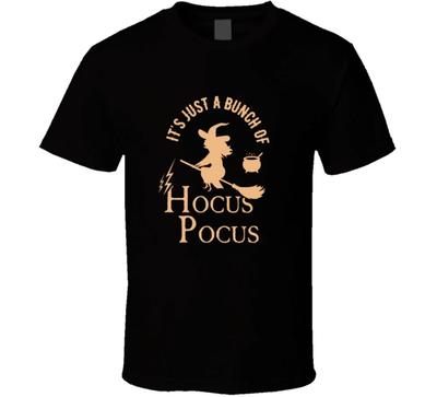 Es ist nur ein Haufen Hokus Pokus Lustiges Halloween Hexen T-Shirt