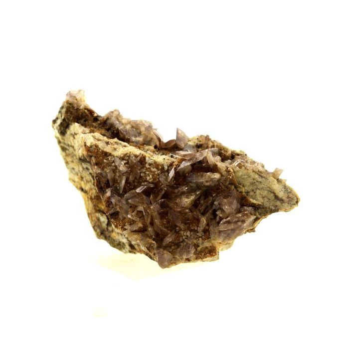 Pierres et Minéraux. Axinite. 116.0 ct. La Balme d'Auris, Bourg d'Oisans, Isère, France..