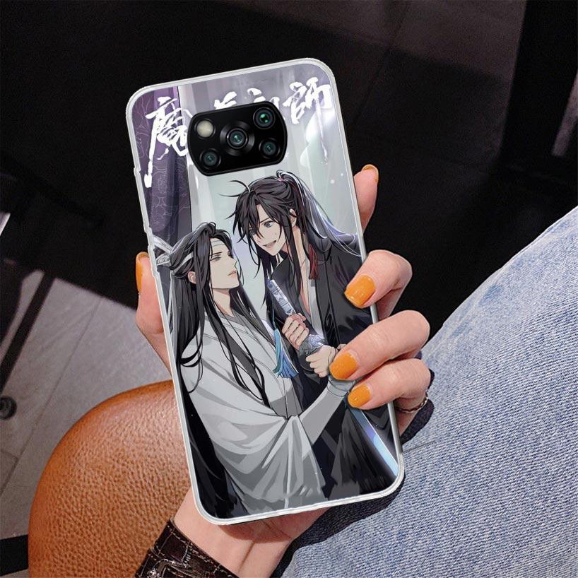 Anime Mo Dao Zu Shi Phnoe Case for Xiaomi Poco X5 X6 X7 Pro X4 Gt F7 Ultra M8 M7 Redmi 15C 15 13C 13 12C 12 Unique Cover Coque P
