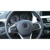 For BMW X1 2016- F48 carbon fiber inner Steering wheel button cover trim 2pc