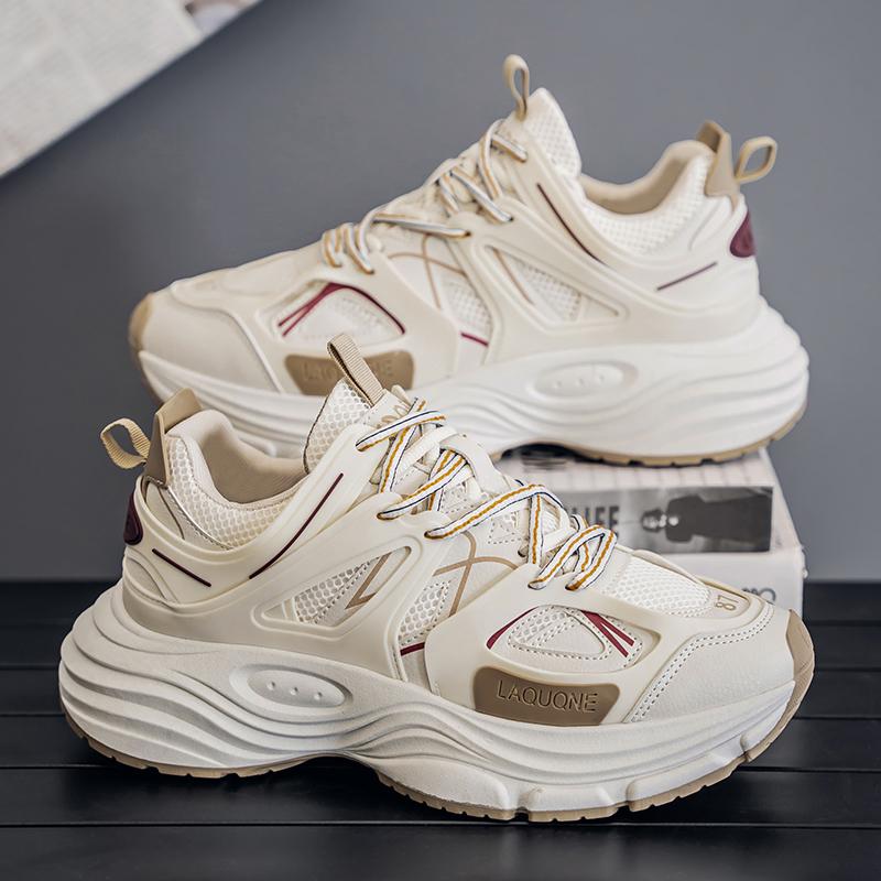 Men's Running Shoes Platform Shoes Men's Sports Shoes Men Board Shoes Women Clunky Sneaker Dad Shoes Couple Sneakers