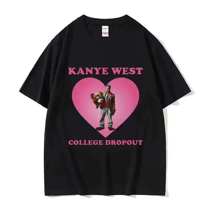 2026 Funny Kanye West Meme TShirt Unisexs Fashion Vintage Hip Hop Rap Style Tshirt Unisex Women Short Sleeve Streetwear Top Tees