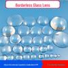 Justerbar Fokus Plan-Konvex Optisk Glaslins: 6 mm till 50 mm kantlös LED-koncentrator