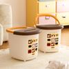 Deep Calf Foot Spa: Foldable Foot Bath Bucket with Thickened Plastic Basin