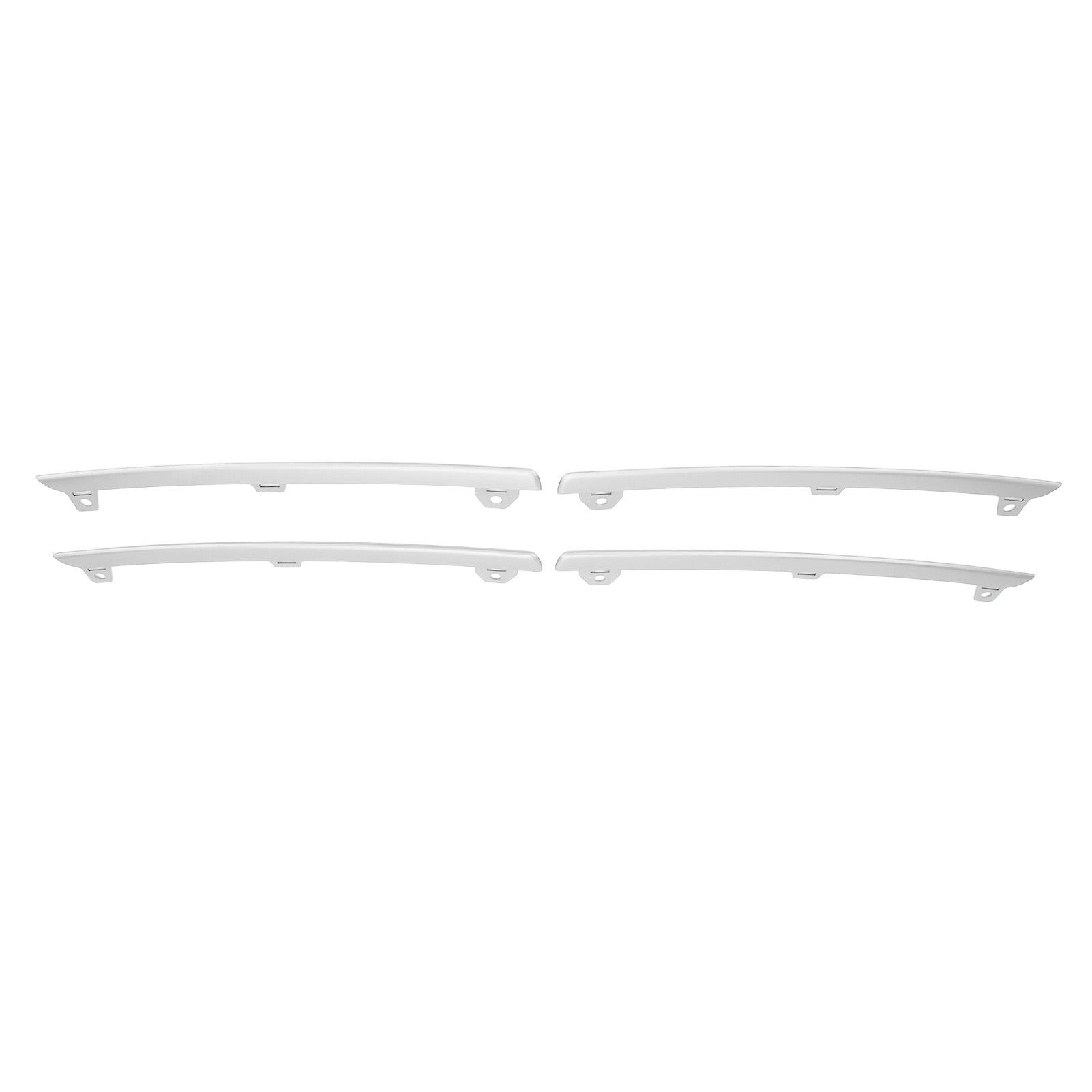 

Front Bumper Grille Upper Molding 9Y0 807 449 Left Right Grille Trim for Cayenne 2017 to 2023 Electroplated Silver