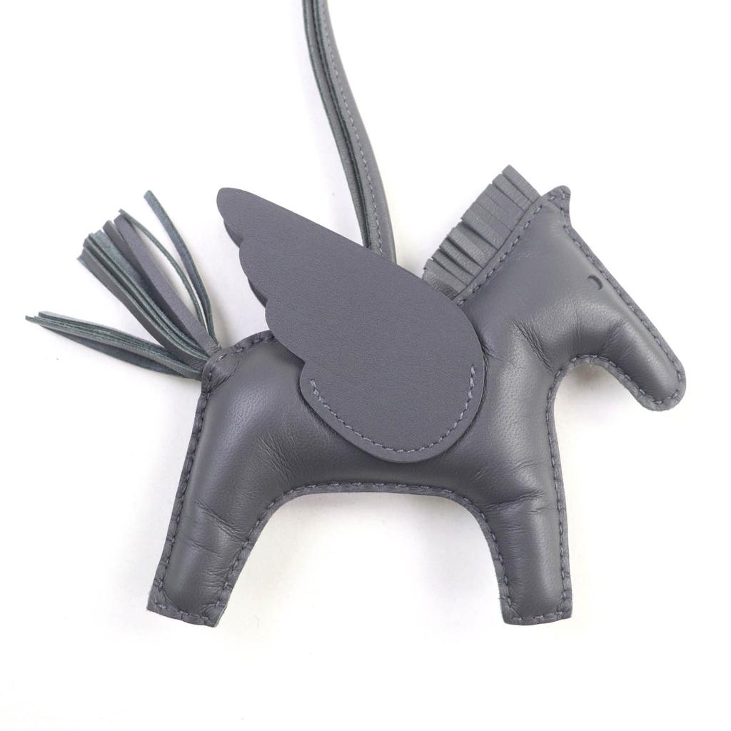 Great HERMES Bag Charm Rodeo Charm Pegasus MM Anyo Miro Women Used