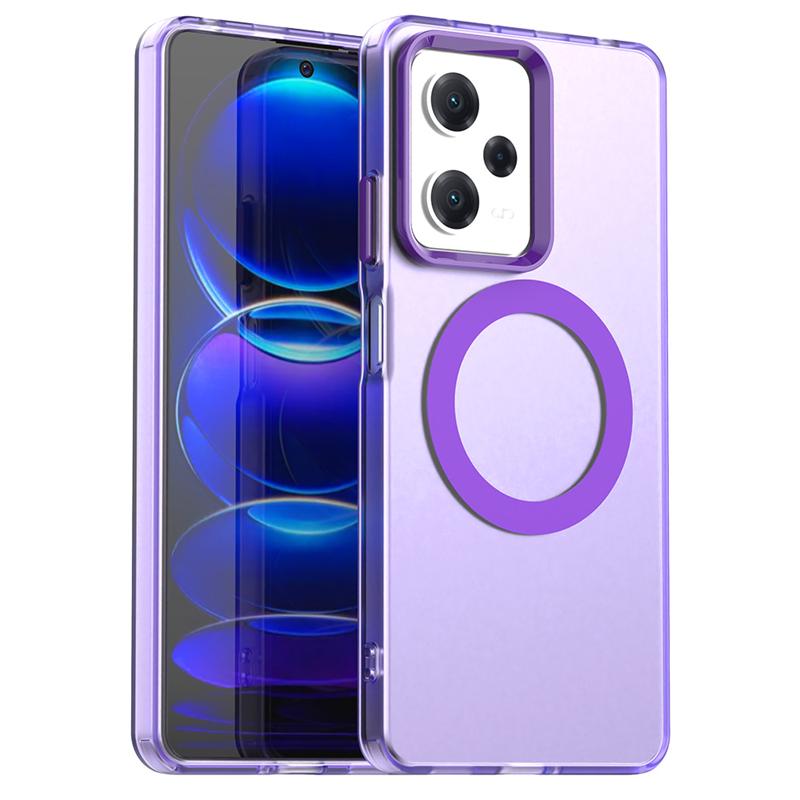 Magnetic Adsorption Wireless Charge Clear Case For Xiaomi Poco X5 Pro Transparent Case For Poco X5 Pro Case For Poco X5 Pro 5G