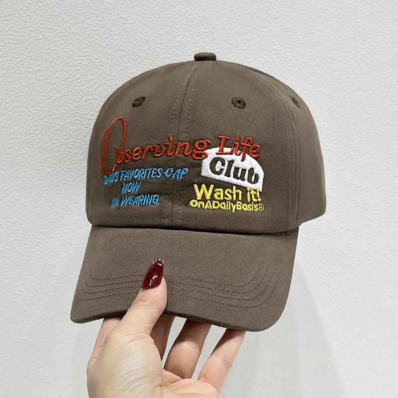 Baseball Cap Embroidered Sun Protection Adjustable For Men Women Summer Style