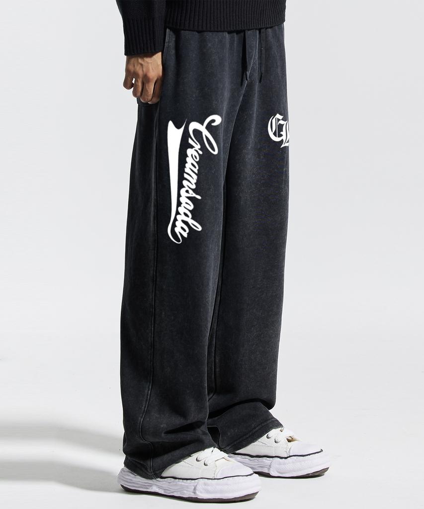 CREAM SODA LAB Old Ciel Pigment Wide String Pants