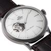 Orient Bambino Automatic Watch, Mechanical, Open Heart, RN-AG0005S, Men's, White, Silver, with Japanese Manufacturer's Warranty