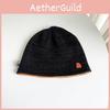 Adult Winter Knit Cap Doublesided Letter Embroidery Windproof Waterproof For Men