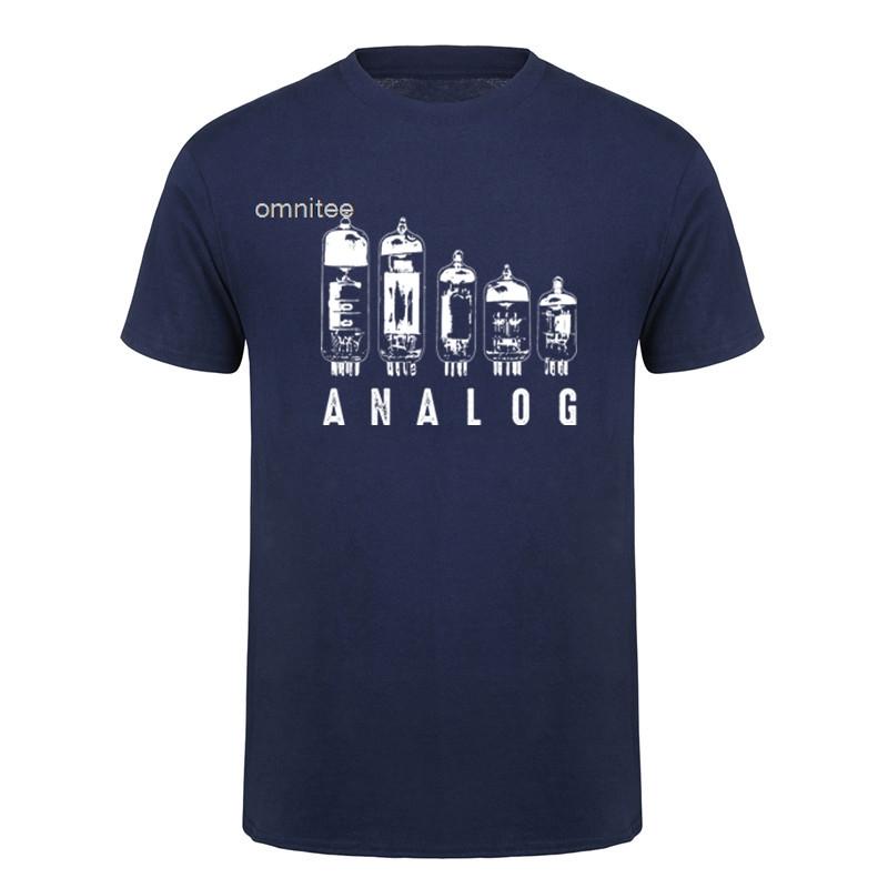 Analog Vacuum Tube TShirt for Radio and Amp Collectors Funny Electron Valve Lover T Shirts Summer Streetwear Gifts HJ057