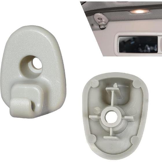 2PCS Sun Visor Clips, Compatible with Liberty, Dodge Nitro, Car Interior Sunscreen Holder Hook, Sun Visor Clip Replacement 1AR26BD1AA, 1AR26DW1AA