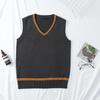 DY20Cosplay Costume Magic School Hufflepuff Ravenclaw Slytherin Wizard V Neck Sweater Uniform Stripe Cotton Sleeveless Knitted V