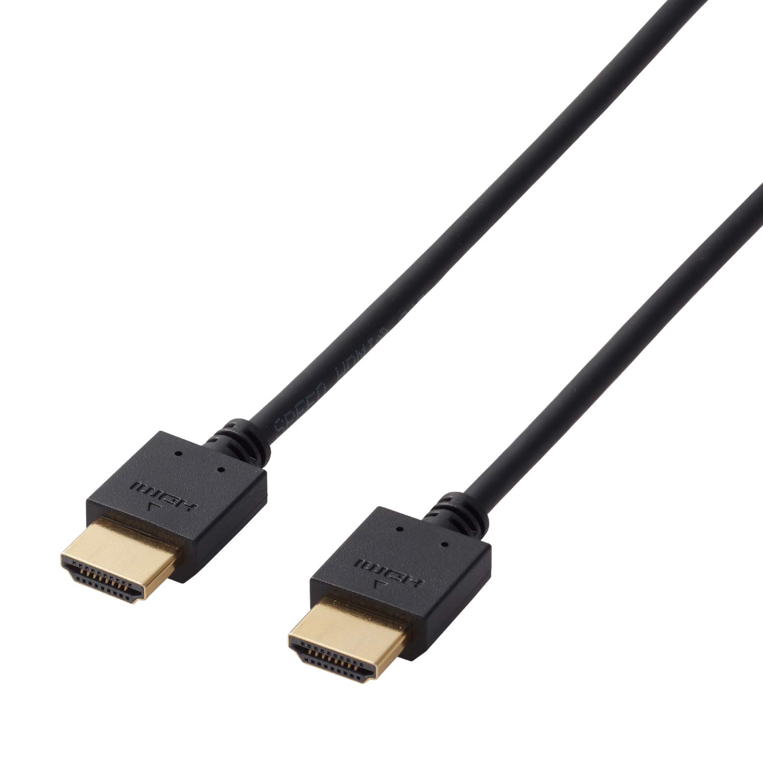 

ELECOM HDMI Cable 1m 4K x 2K Compatible Black DH-HD14EB10BK чёрный
