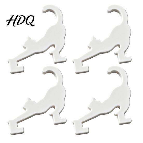 Keychain Display Rack Pegboard Cat Hooks 3D Printed Cute Kitty Easy Install Pegs Decorative Hangers for Craft Room Home Office Desktop Accessory